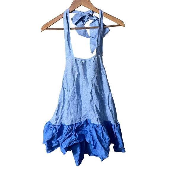 Sachin + Babi Anthropologie Linen Halter Top Size Small - Picture 3 of 10